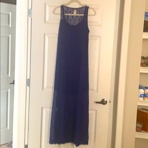Tommy Bahama maxi blue dress